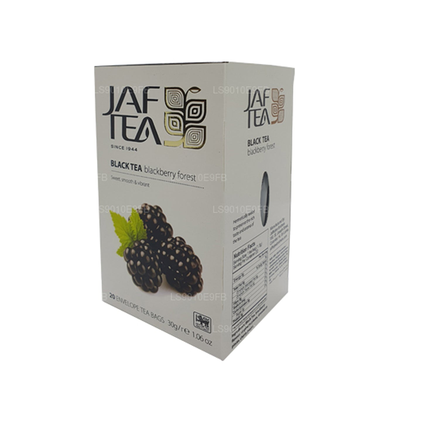 Bustine da tè Jaf Tea Pure Fruits Collection per tè nero Blackberry Forest (30 g)