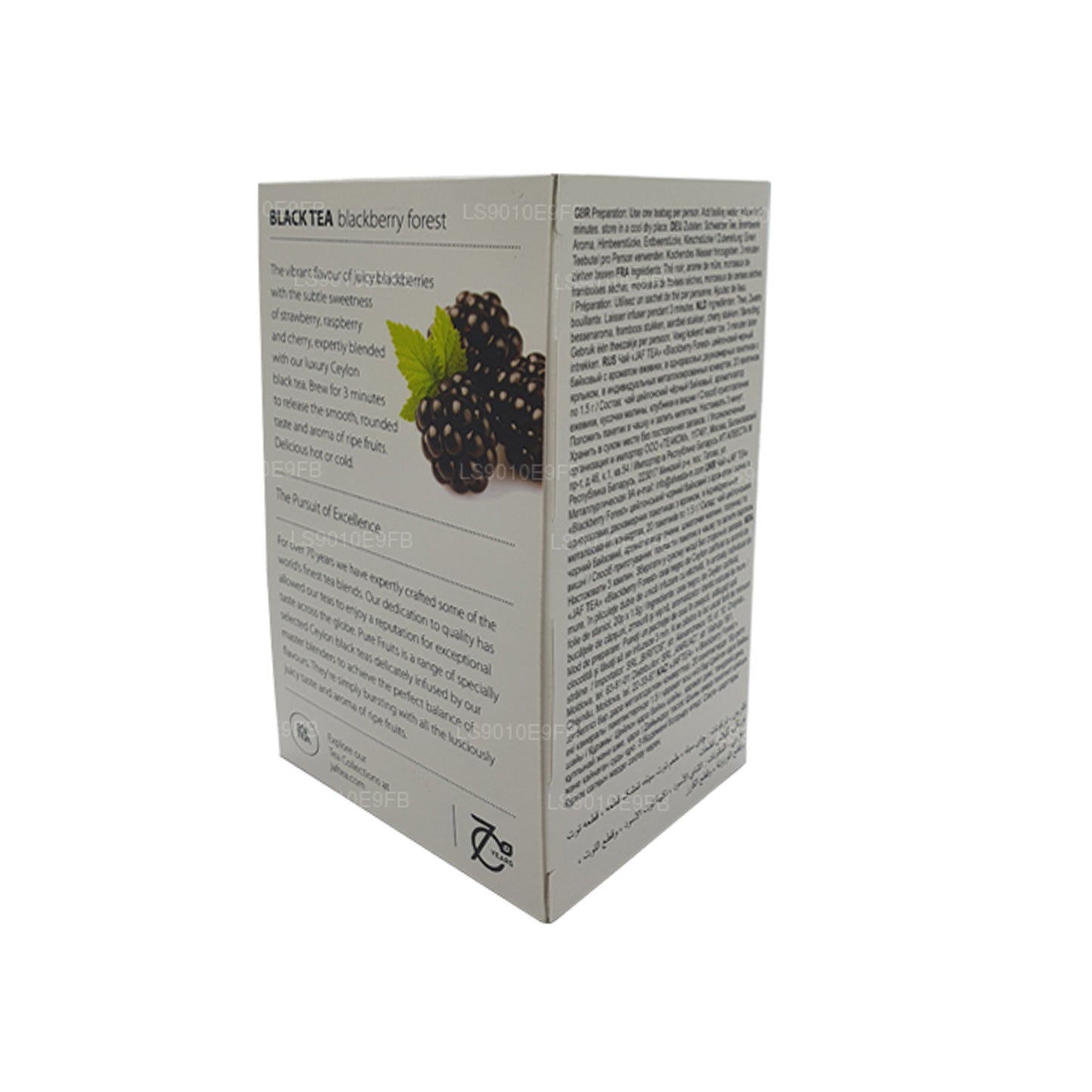 Bustine da tè Jaf Tea Pure Fruits Collection per tè nero Blackberry Forest (30 g)