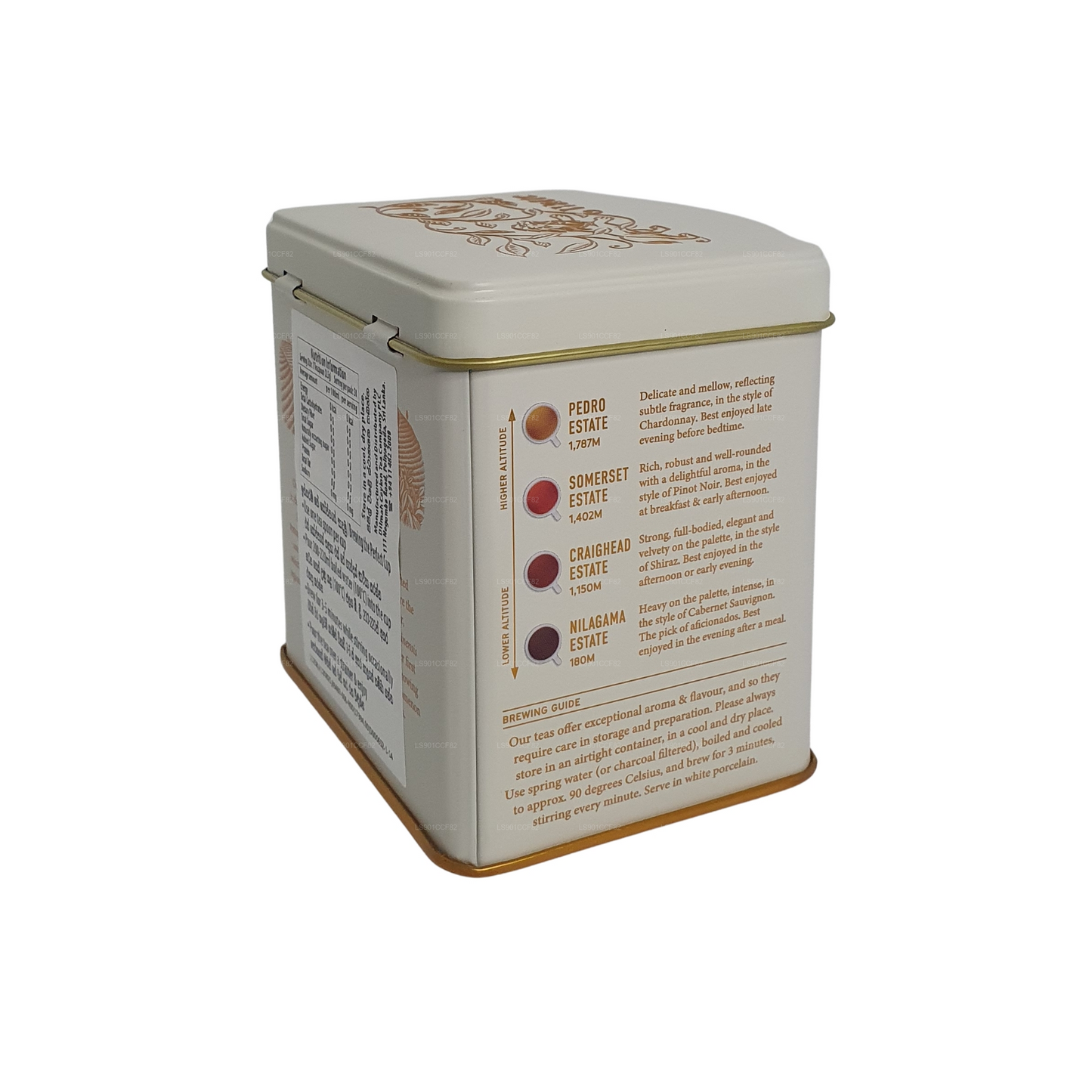 Tè in foglie sfuse all'acqua Dilmah Uda (125g)