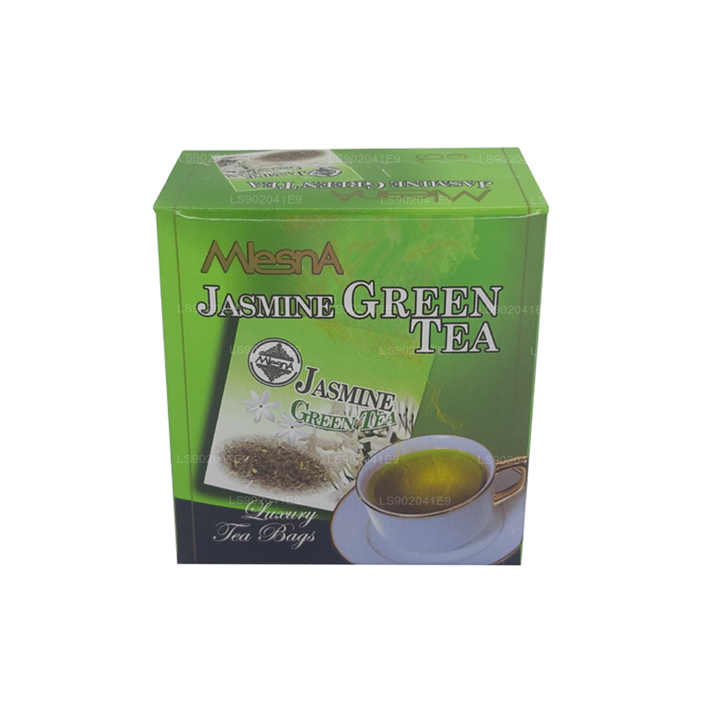 Mlesna Tè verde al gelsomino (20g) 10 bustine di tè di lusso