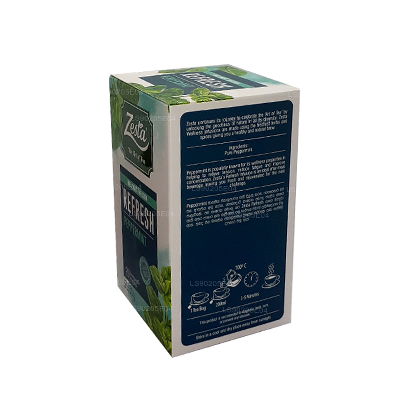 Zesta Refresh Peppermint (30g) 20 bustine di tè