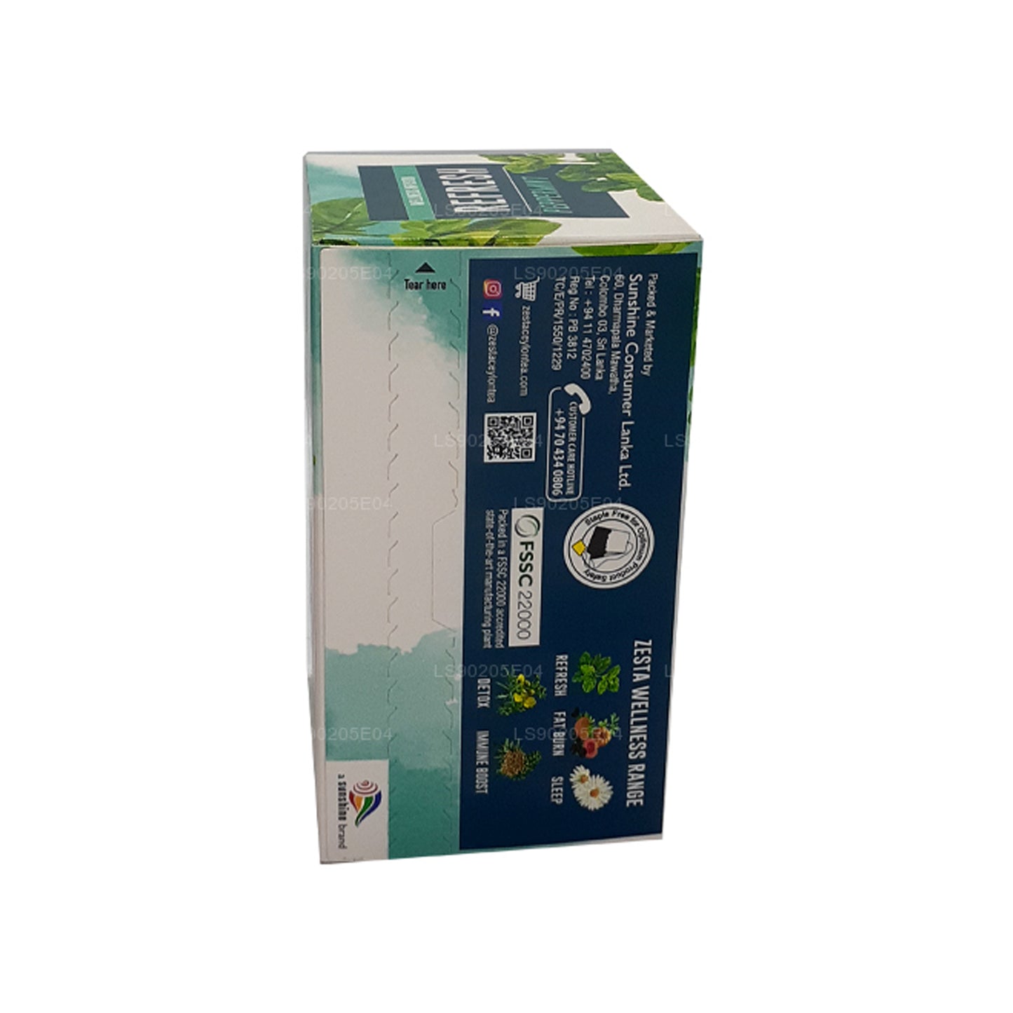 Zesta Refresh Peppermint (30g) 20 bustine di tè