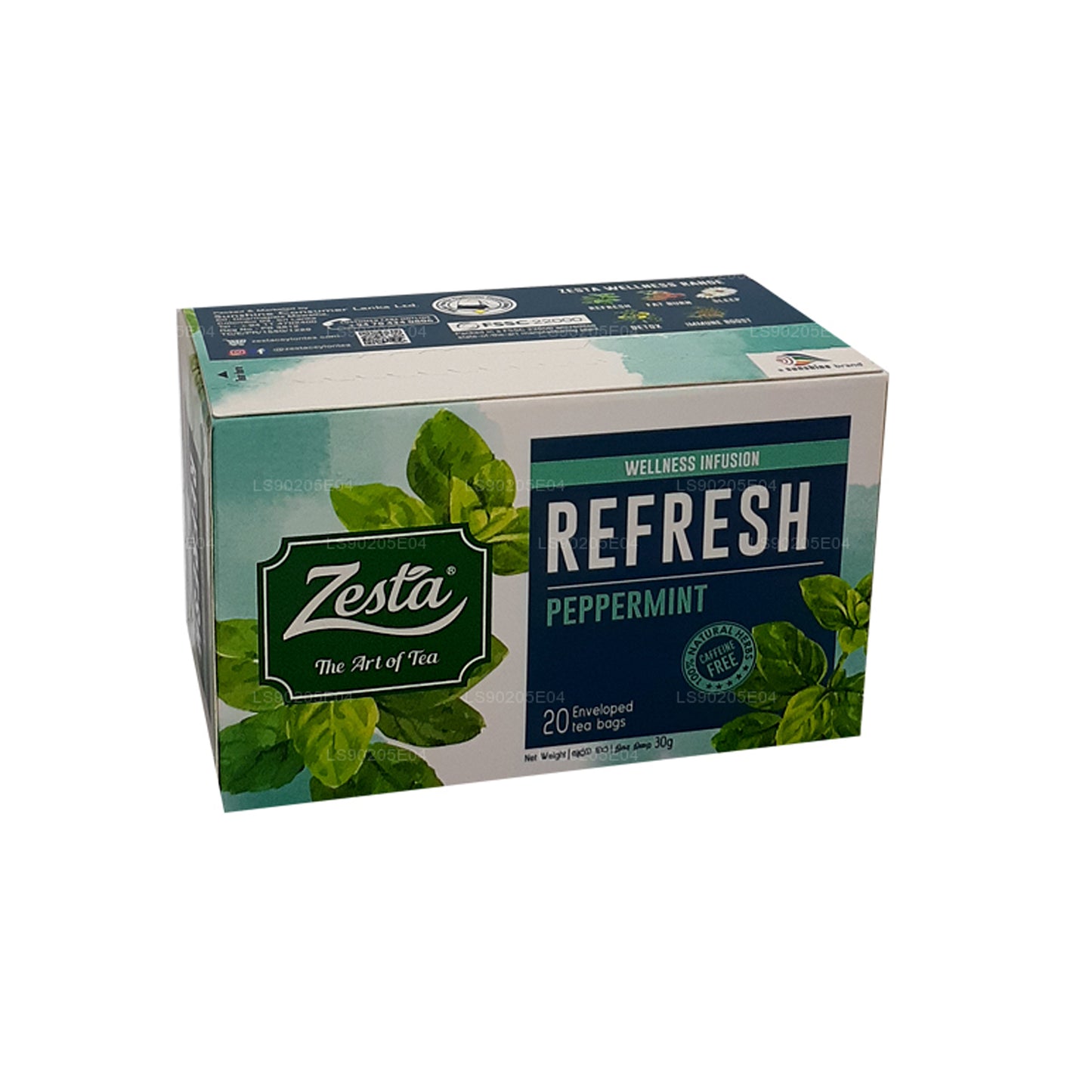 Zesta Refresh Peppermint (30g) 20 bustine di tè