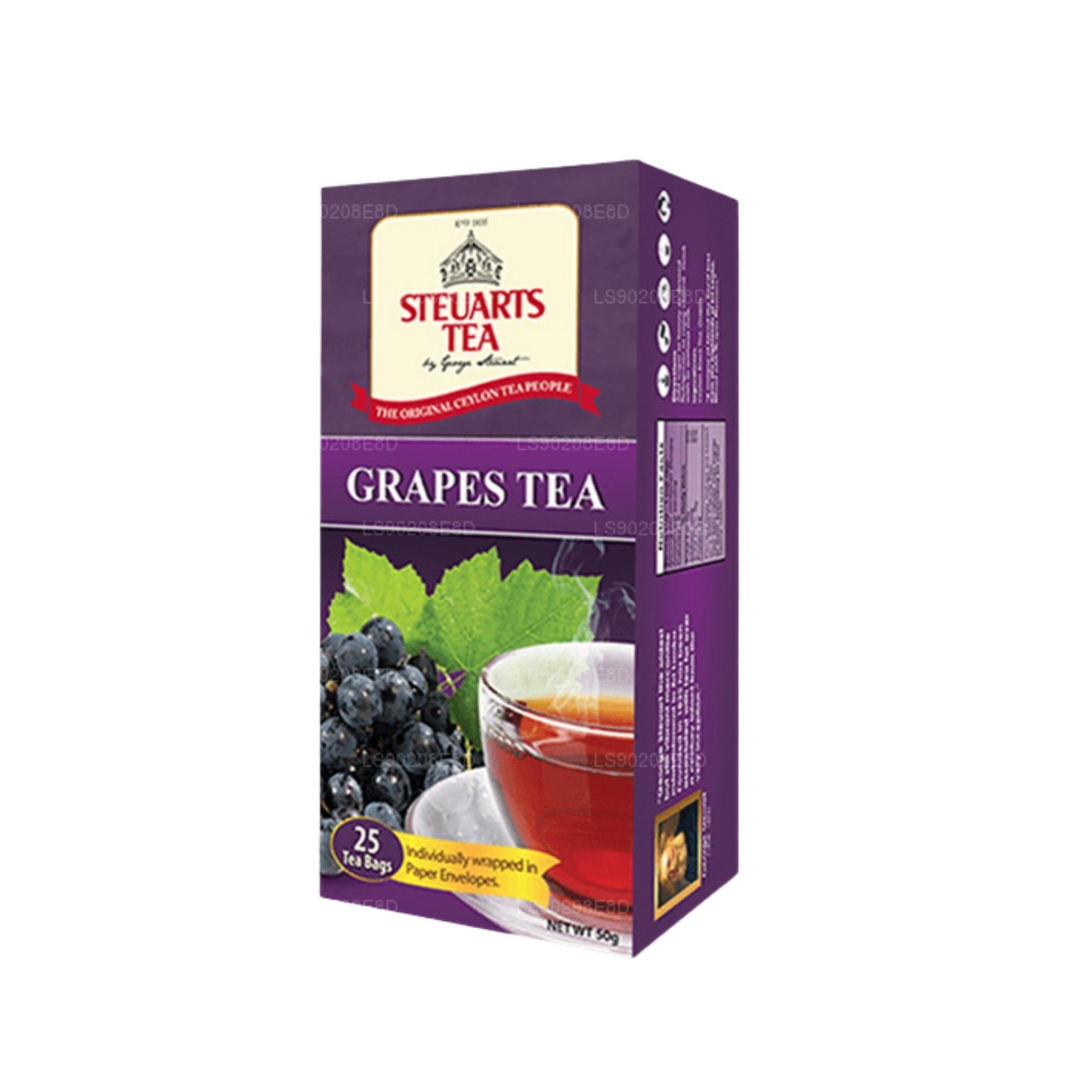 George Steuart Tè all'uva (50g) 25 Bustine di tè