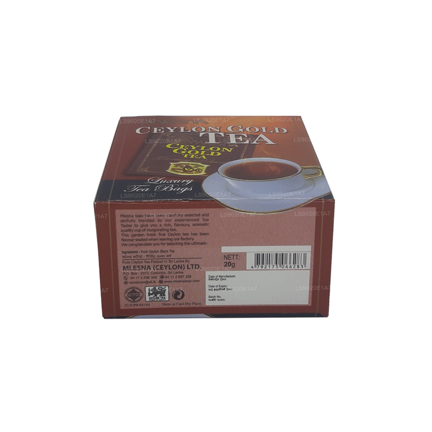 Mlesna Ceylon Gold Bustine di tè 