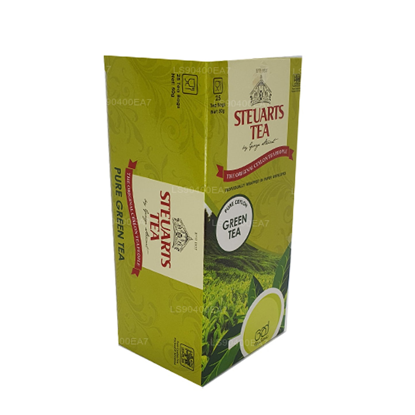 Tè verde puro George Steuart (50 g) 25 bustine di tè