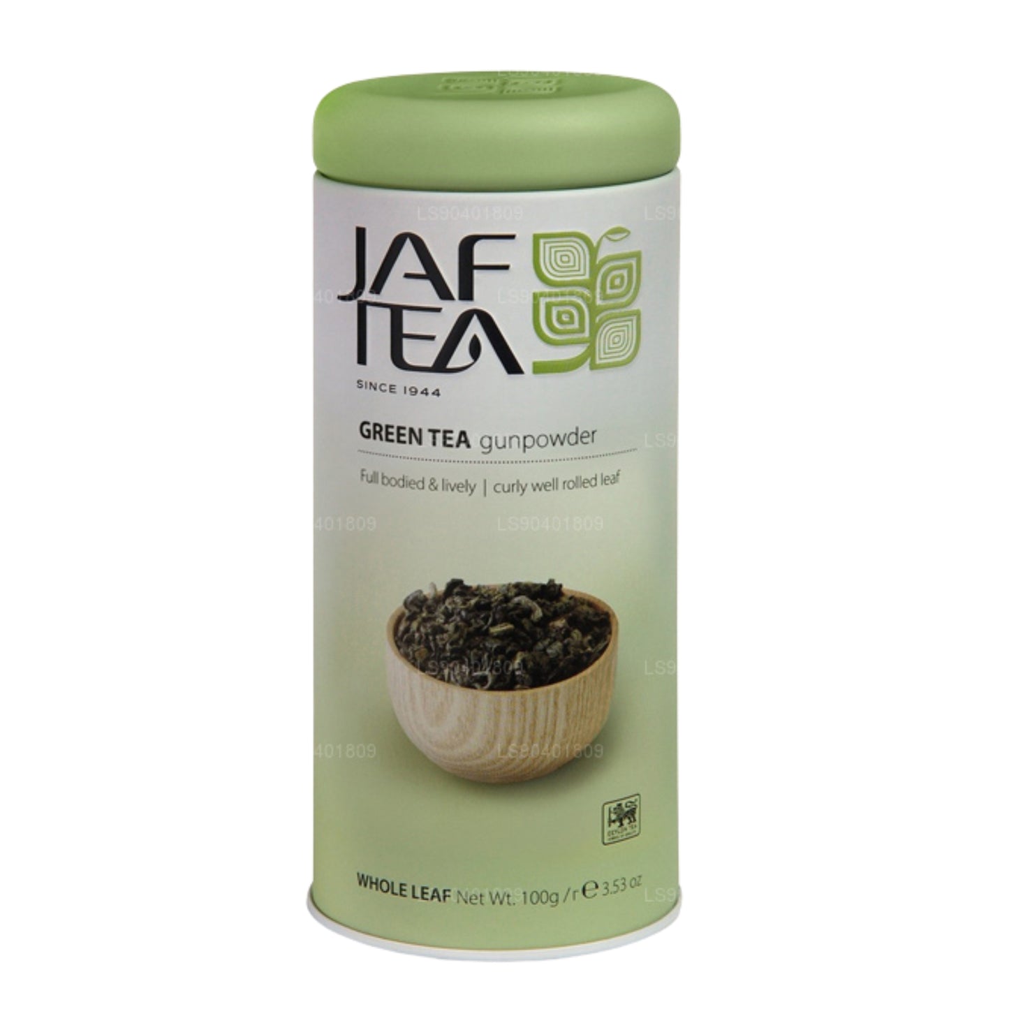 Contenitore per polvere da sparo Jaf Tea Pure Green Collection (100 g)