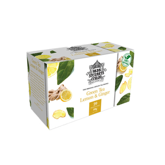 George Steuart Green Tea Lemon Ginger (40g) 20 Tea Bags