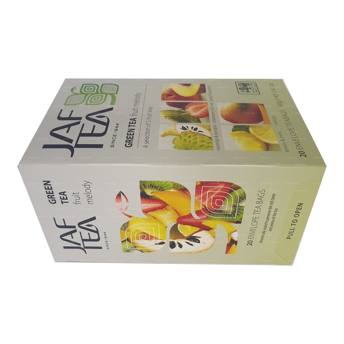 Jaf Tea Fruit Melody Green Tea (40g) Foil Envelop Tea Bags