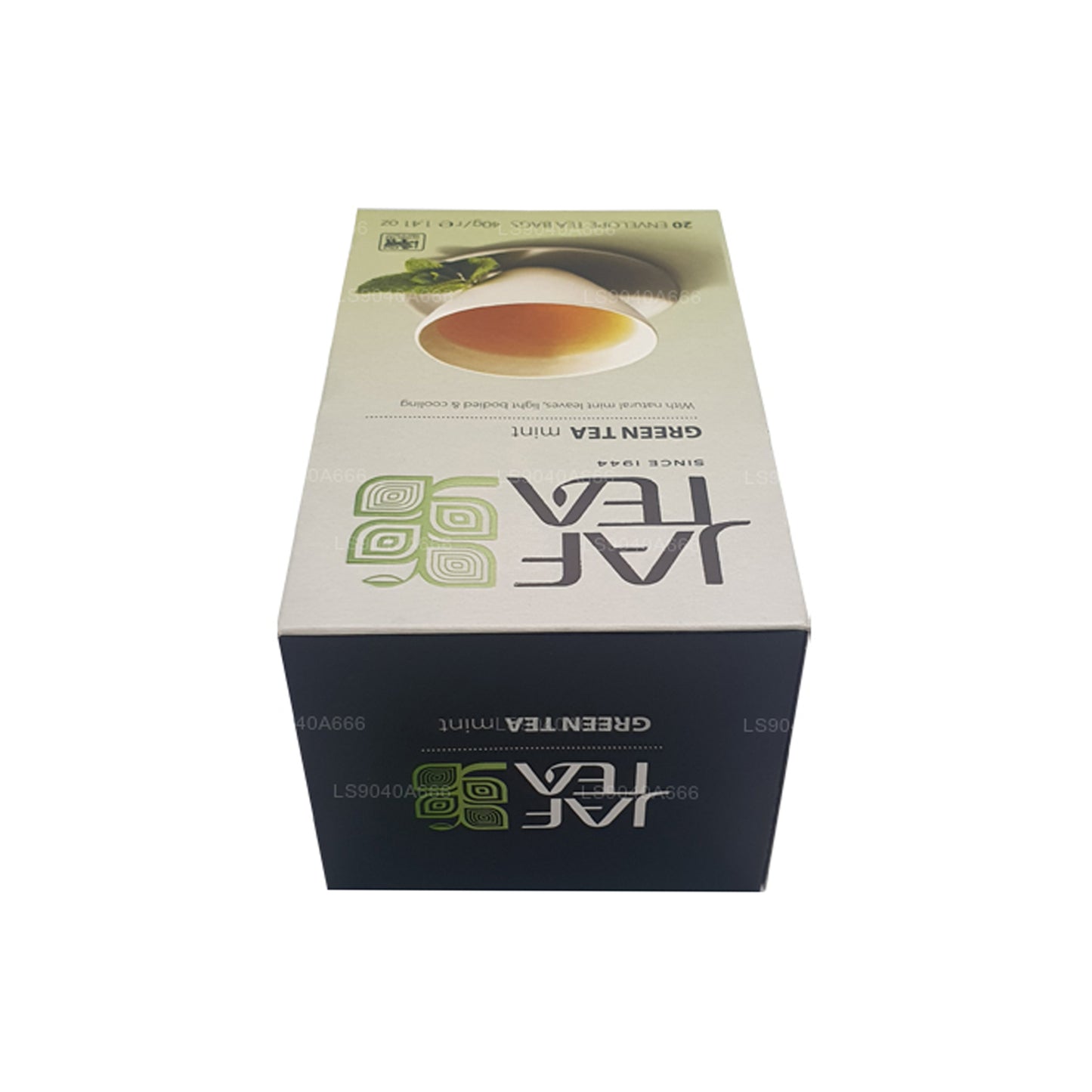 Jaf Tea Pure Green Collection, bustine di tè verde con busta di tè verde e menta (40 g)