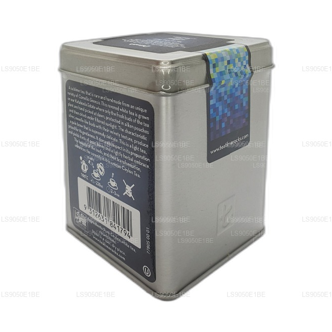 Contenitore in latta per tè bianco Dilmah serie T VSRT Ceylon Silver Tips (40 g), foglie sfuse
