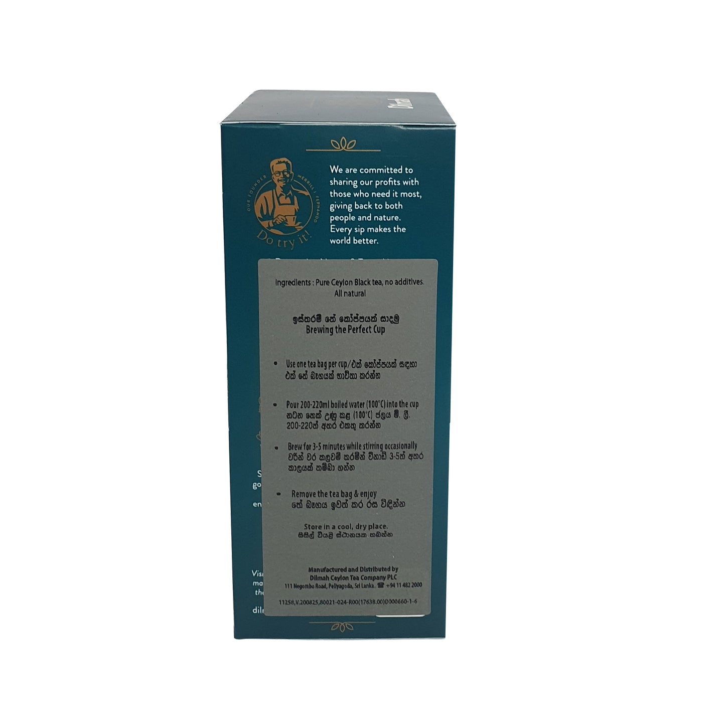 Bustine di Tè Dilmah Premium Ceylon