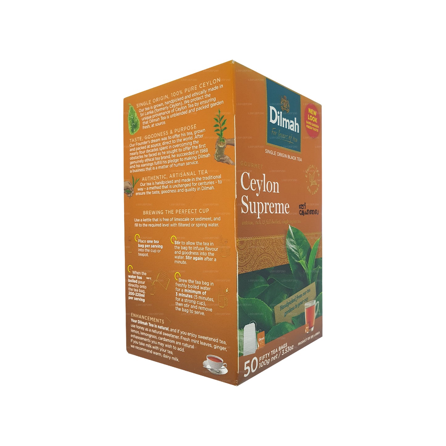 Dilmah Ceylon Supreme (100g) 50 Tea Bags