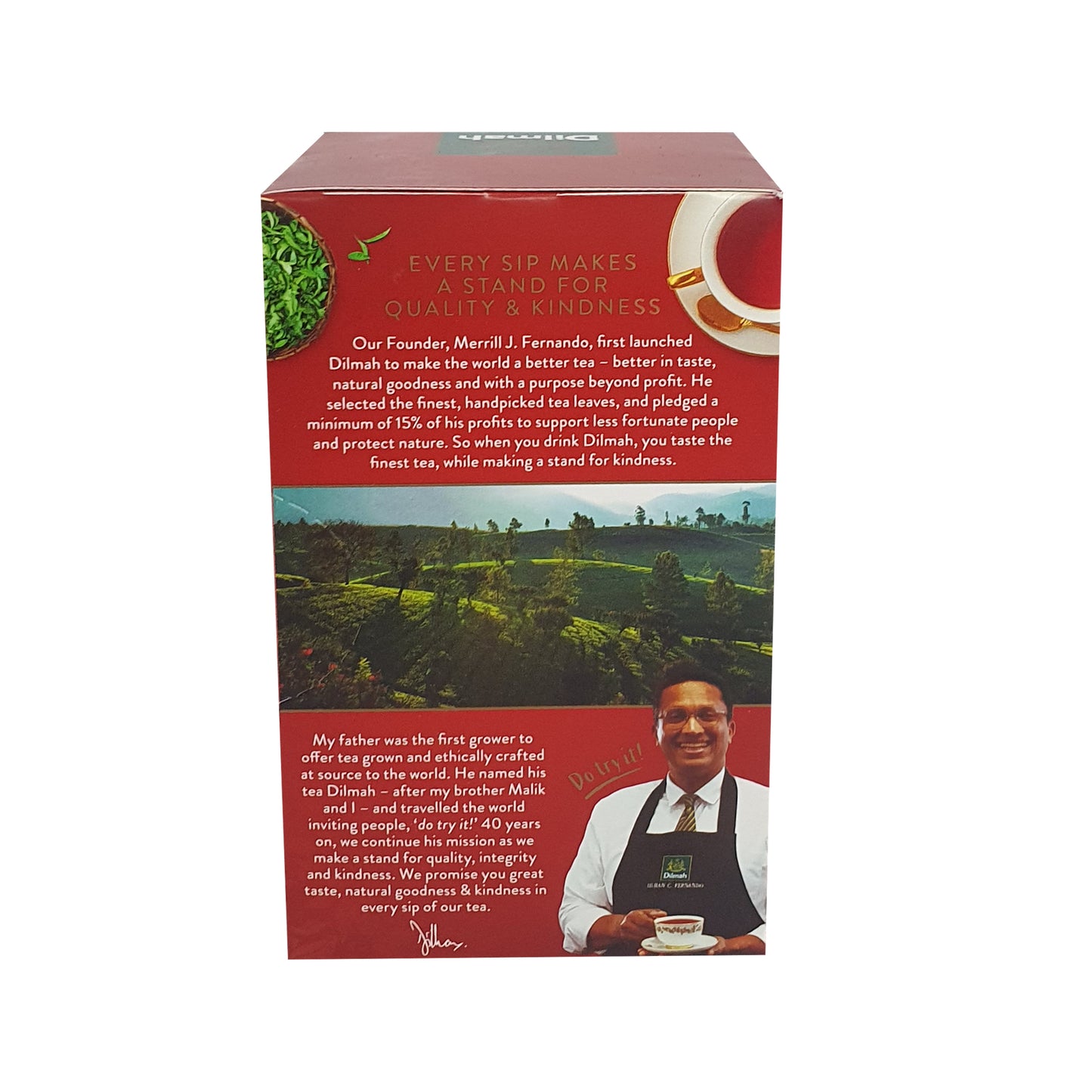 Dilmah English Breakfast Tea, 50 bustine di tè (100 g)