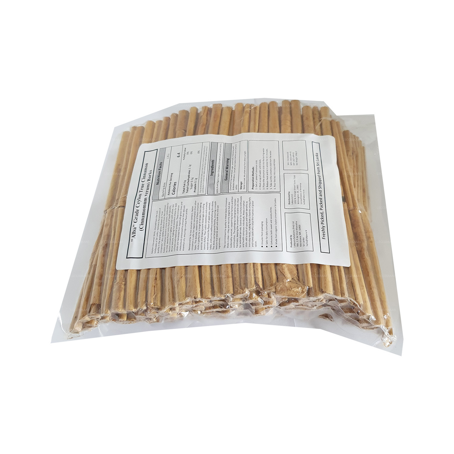 Lakpura® Cannella vera di Ceylon "Alba" Grado Bastoni