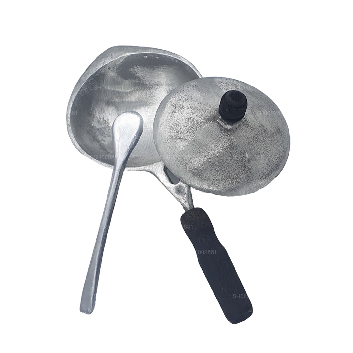 Lakpura® Aluminium Hopper Pan with Lid and Spatula