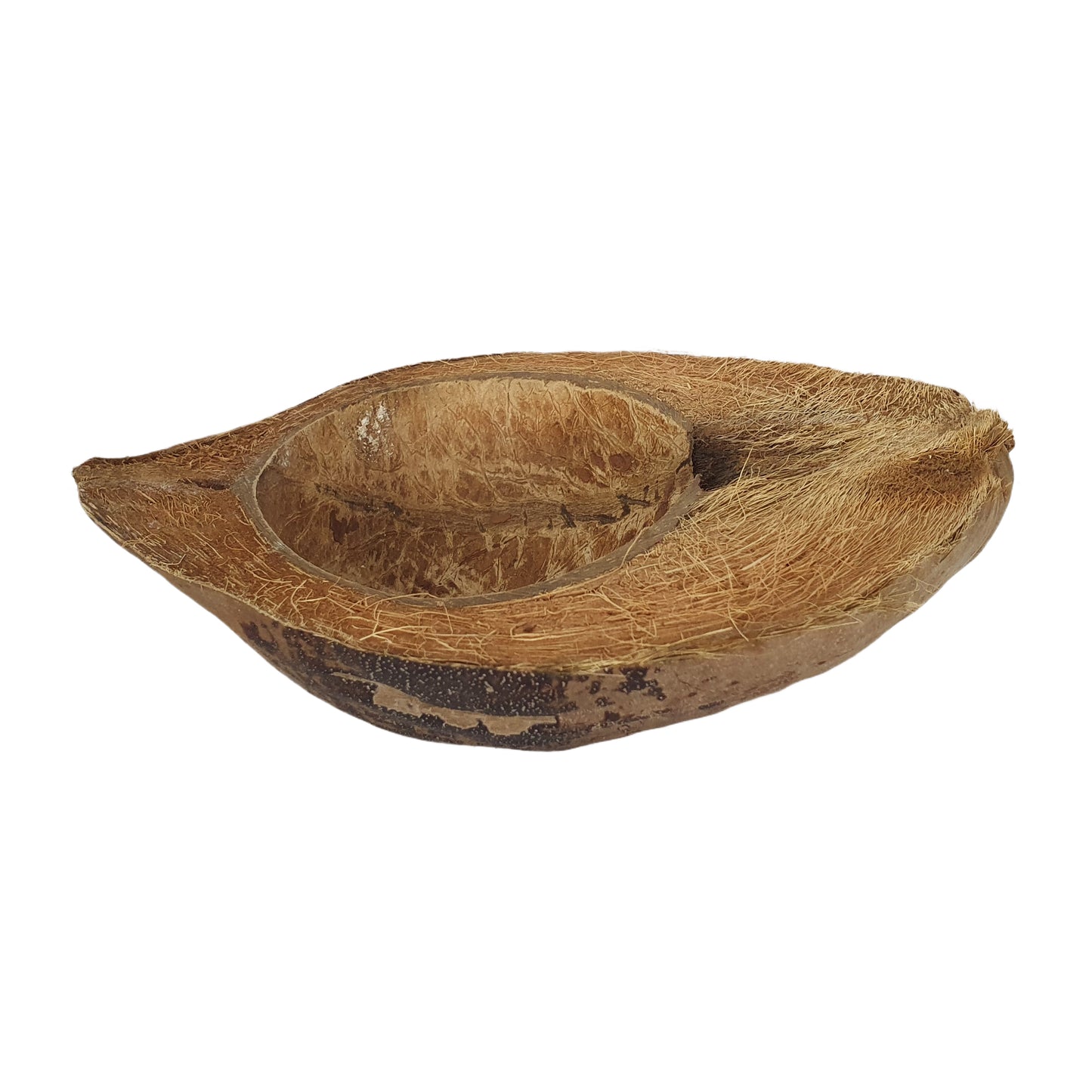 Bivenro Natural Coconut Pet Bowl Design (Free Size)