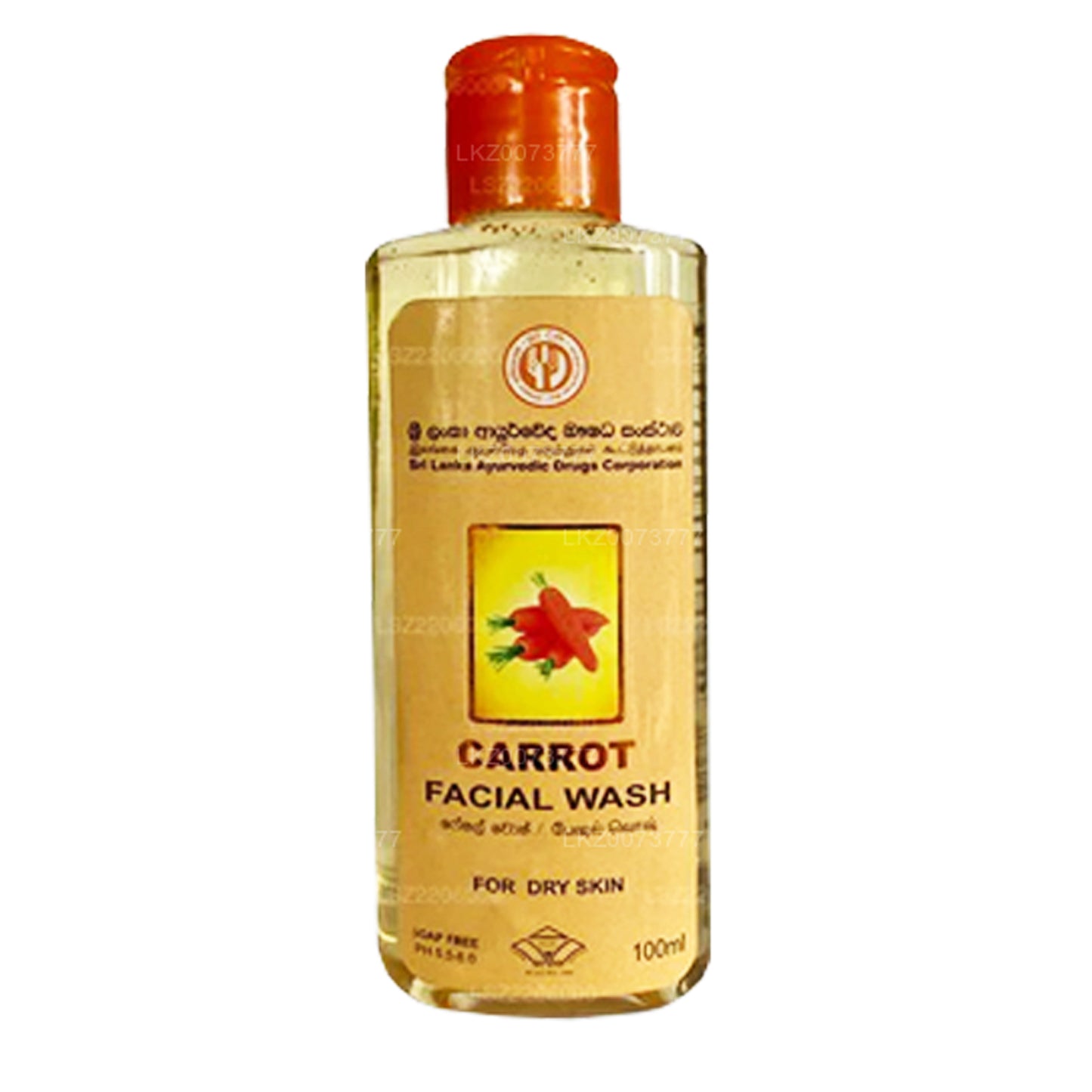 Detergente viso alla carota SLADC (100 ml)