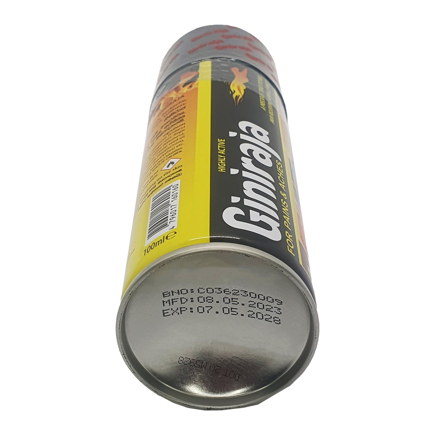 Spray a base di erbe antidolorifico Chandanalepa Giniraja (100 ml)