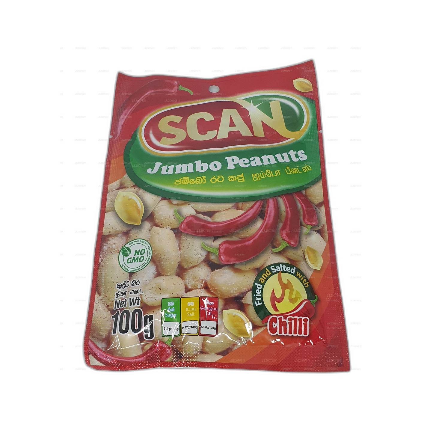 Scan Arachidi Jumbo al Peperoncino (100g)