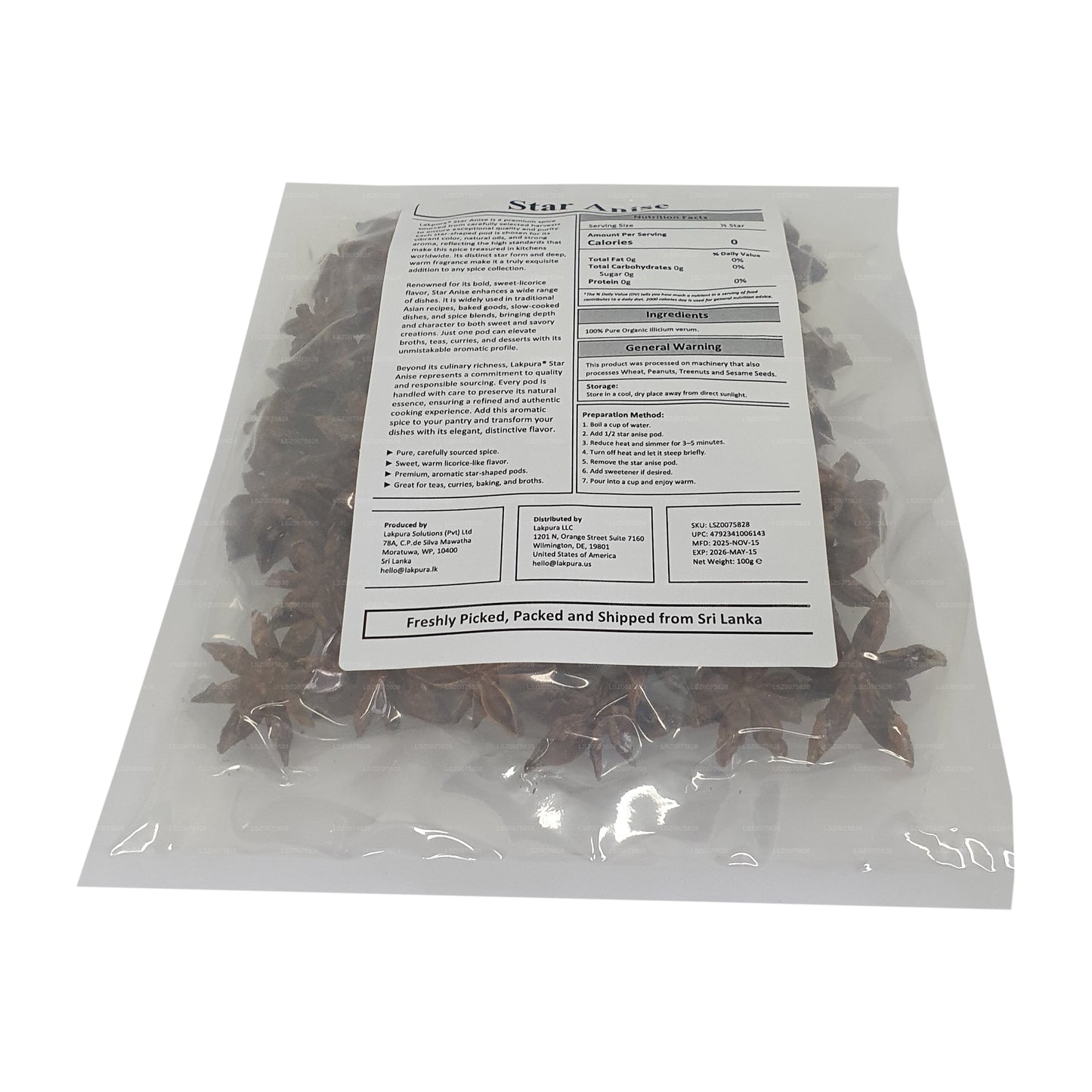 Lakpura Anice stellato (100g)