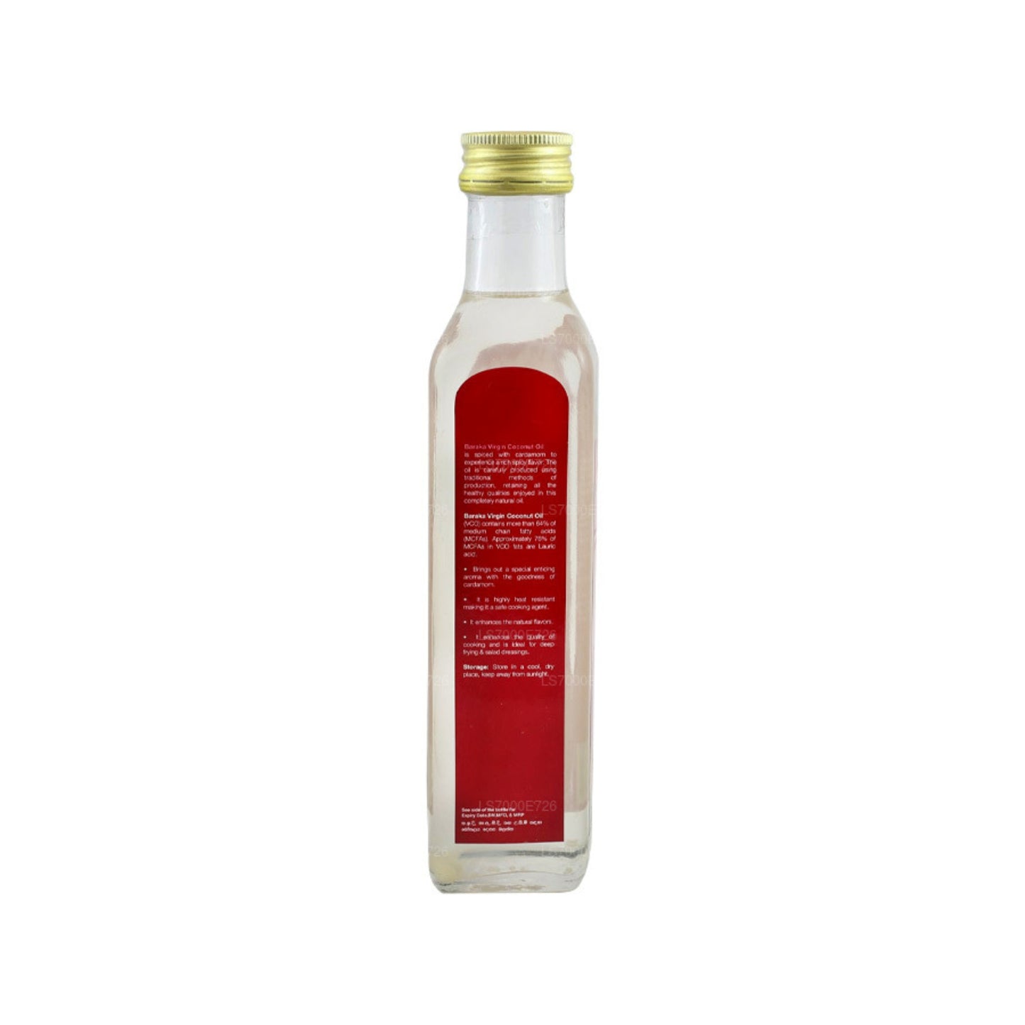 Baraka Virgin Coconut Oil With Cardamom (250ml)
