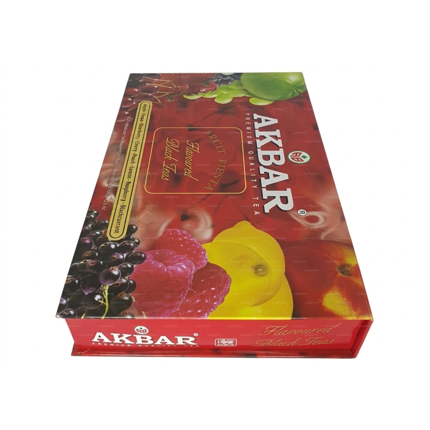 Akbar Fruit Fiesta Aromatizzato Tè Nero Confezione Regalo 80 Bustine di Tè (160g)
