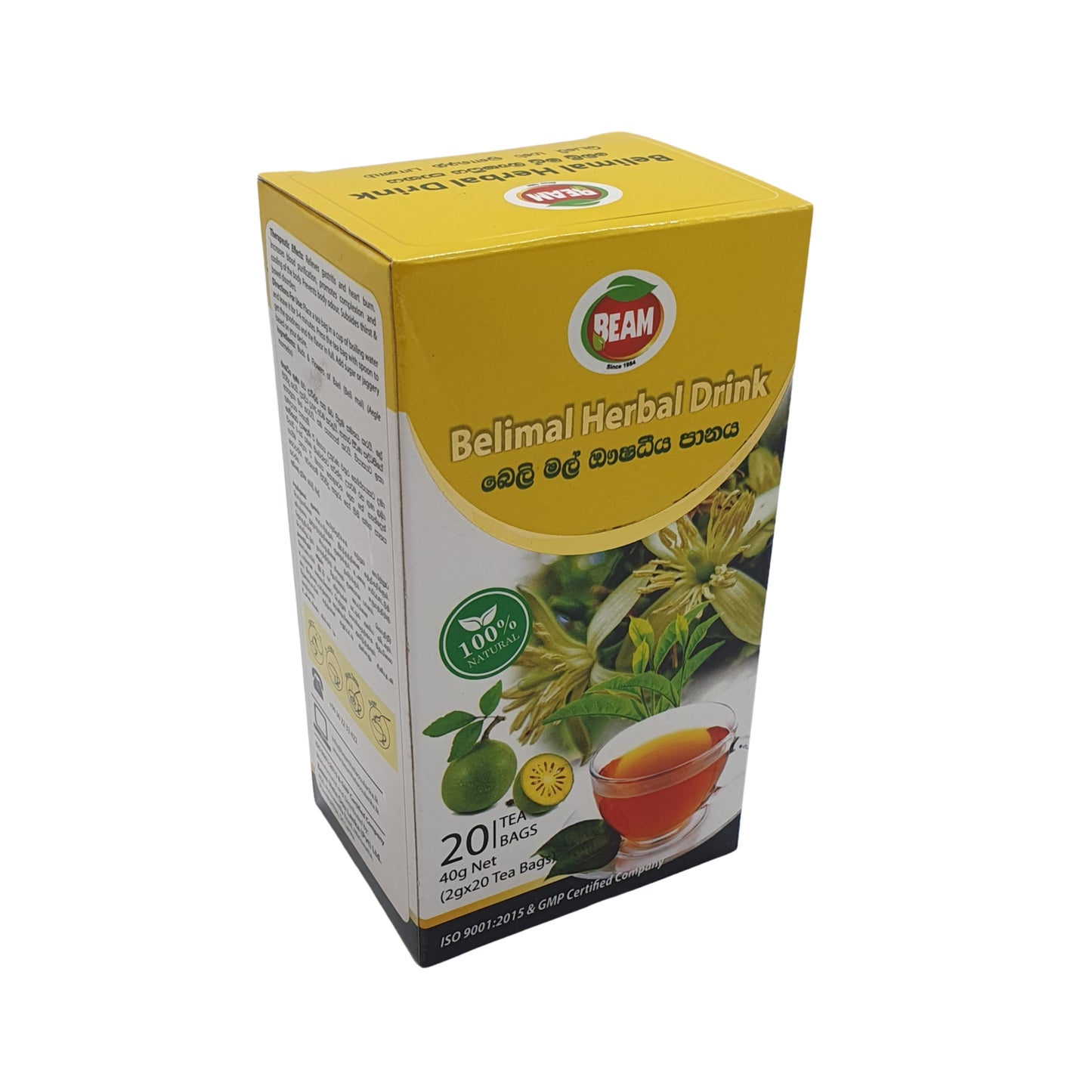 Tè Beam Belimal (40g) 20 bustine di tè