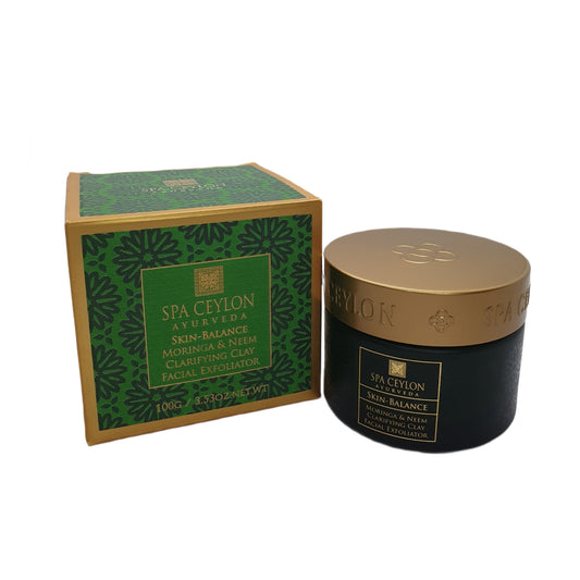 Spa Ceylon Skin Balance Moringa and Neem Clarifying Clay Facial Exfoliator (100g)