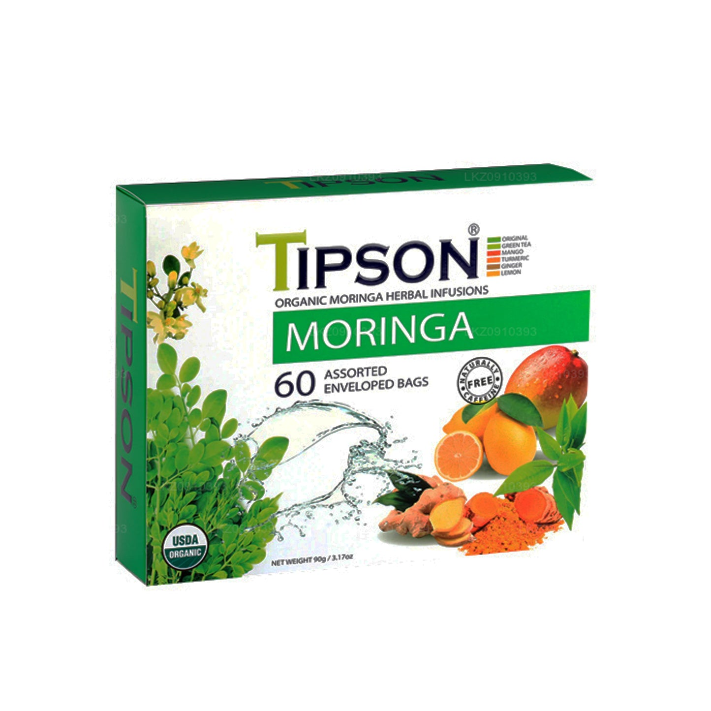 Tipson Organic Moringa Assorted (90g)