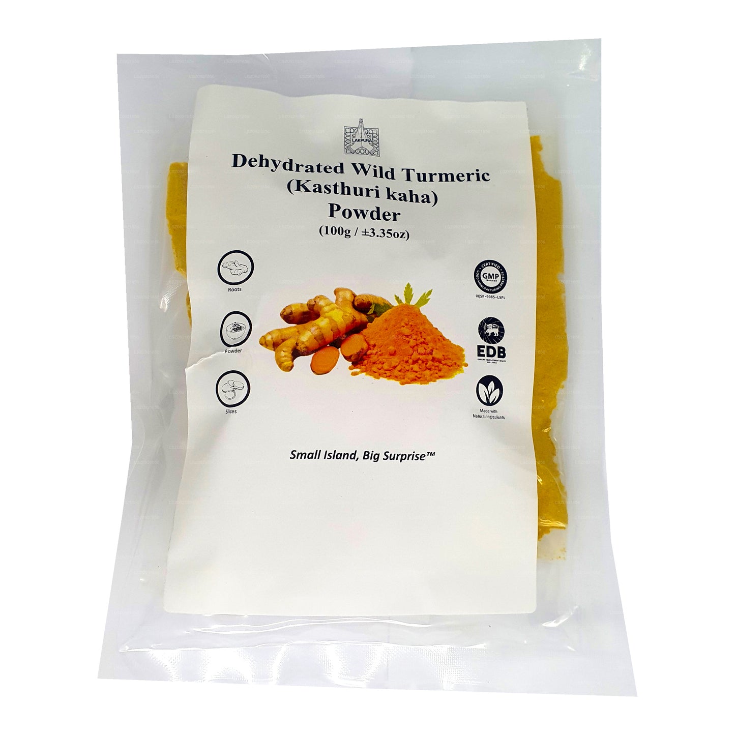 Lakpura Dehydrated Wild Turmeric (Kasthuri kaha) Powder