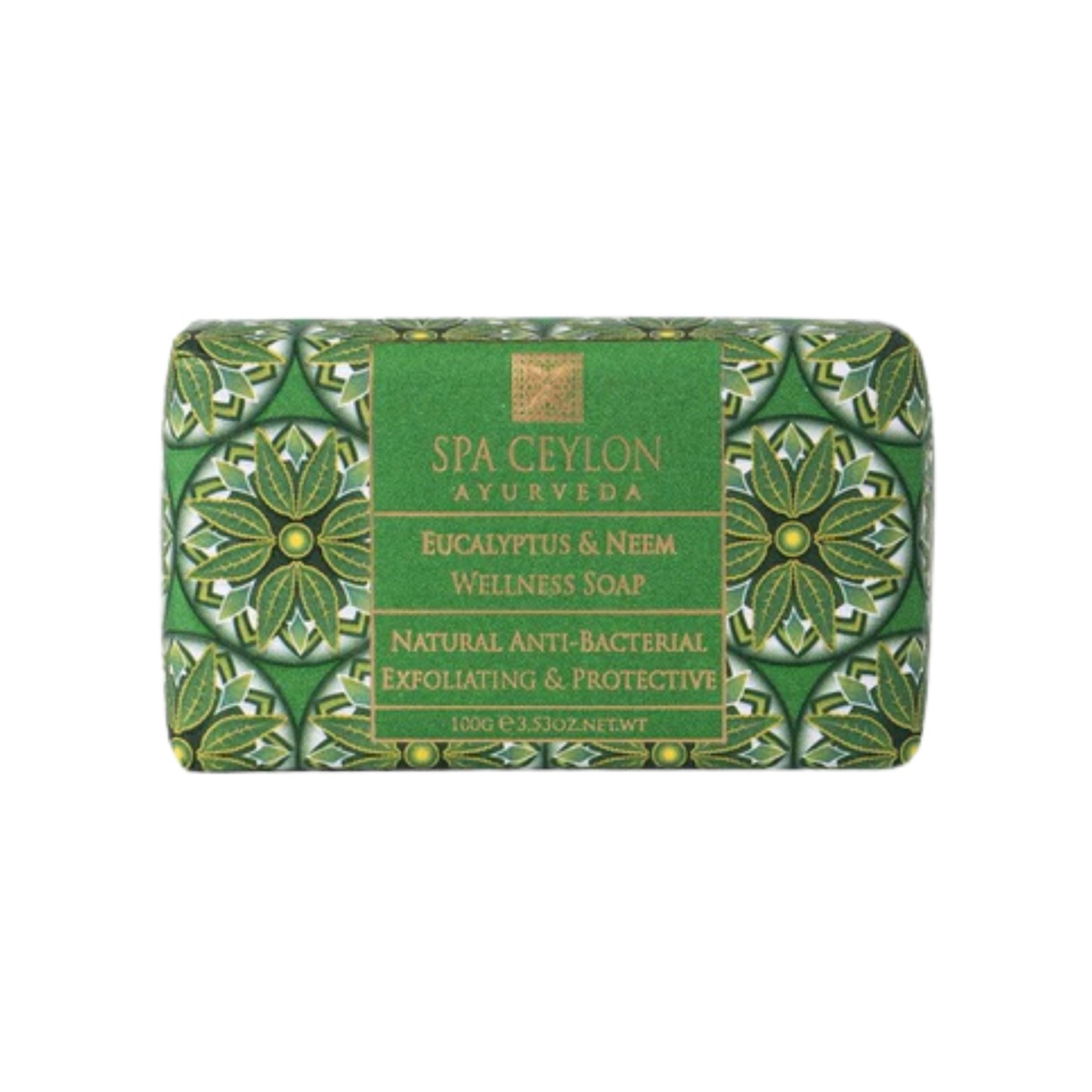 Spa Ceylon Eucalipto e Neem - Sapone esfoliante antibatterico per il benessere (100 g)