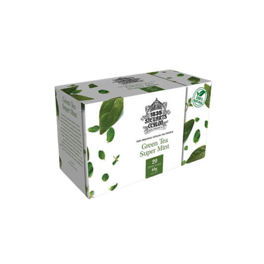 George Steuart Tè verde Super Menta (40g) 20 Bustine