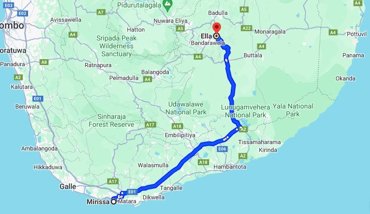 Trasferimento privato da Mirissa City a Ella City