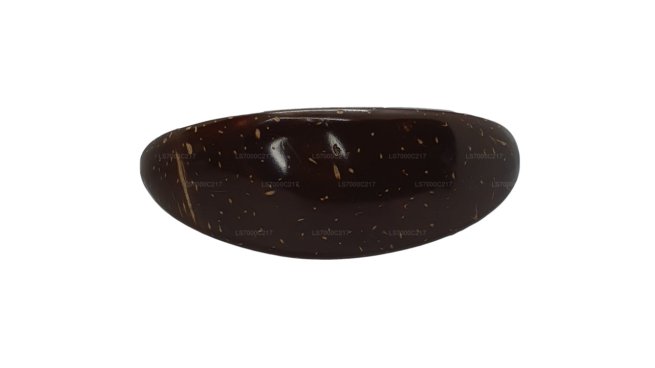 Coconut Shell Hair Clip (Design E)