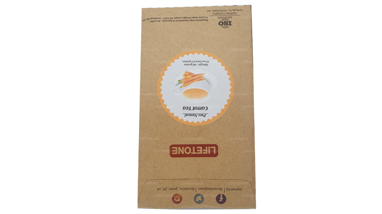 Tè alla carota naturale puro (40g)
