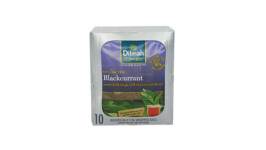 Dilmah Blackcurrent Tea (20 g) 10 bustine di tè confezionate singolarmente