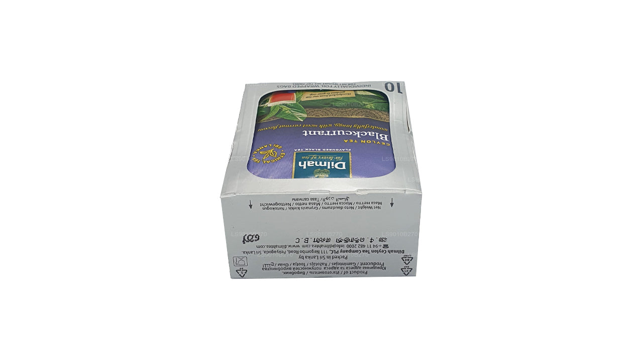 Dilmah Blackcurrent Tea (20 g) 10 bustine di tè confezionate singolarmente