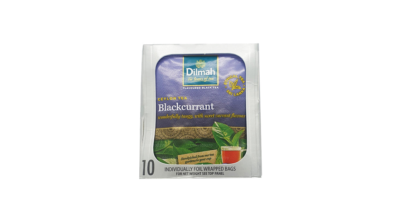 Dilmah Blackcurrent Tea (20 g) 10 bustine di tè confezionate singolarmente