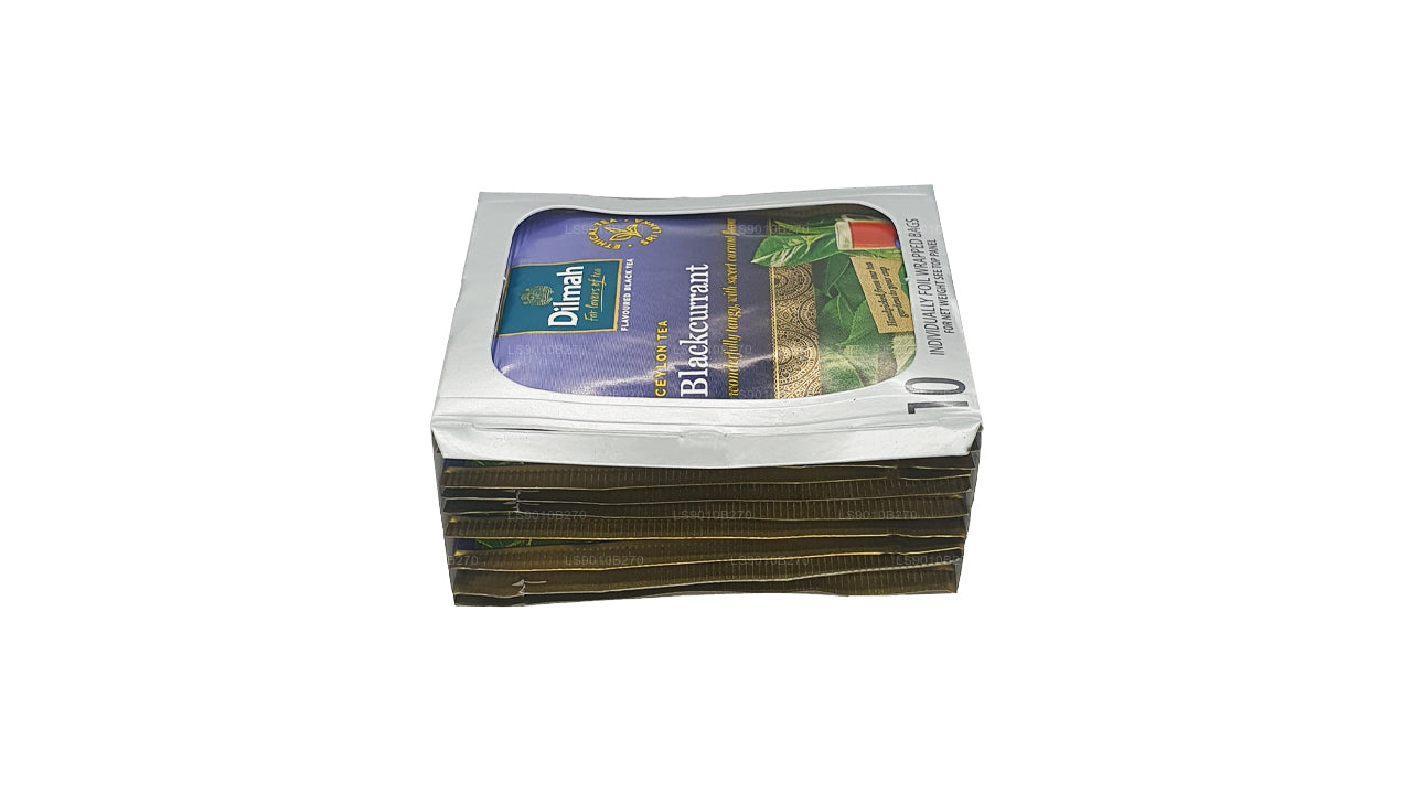 Dilmah Blackcurrent Tea (20 g) 10 bustine di tè confezionate singolarmente