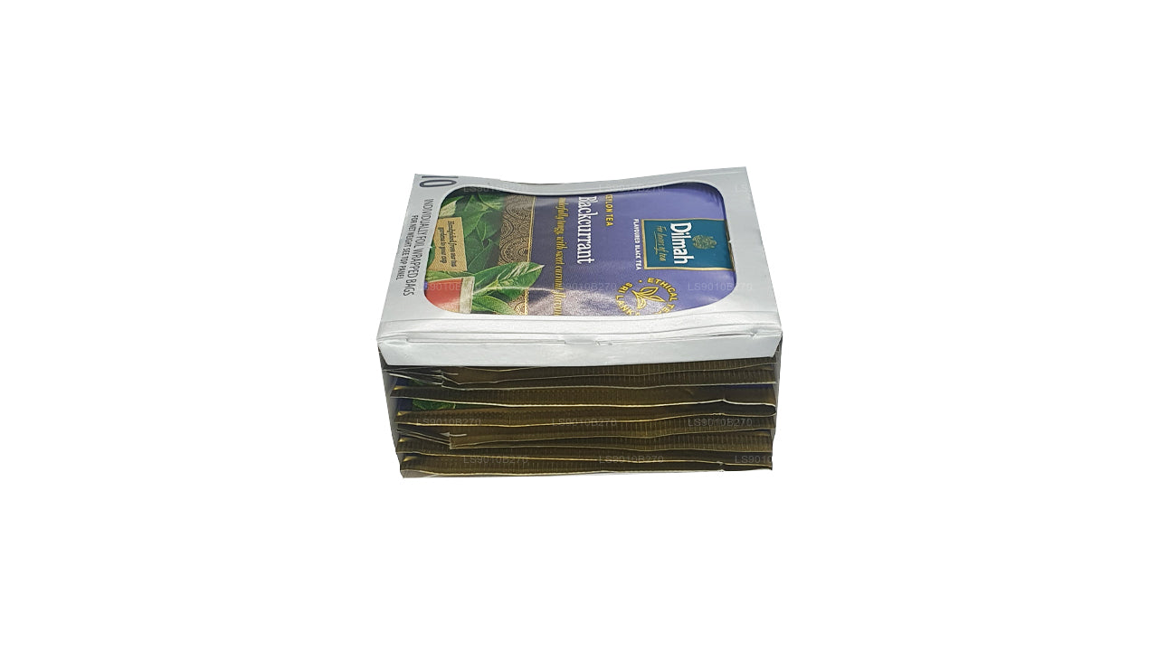 Dilmah Blackcurrent Tea (20 g) 10 bustine di tè confezionate singolarmente