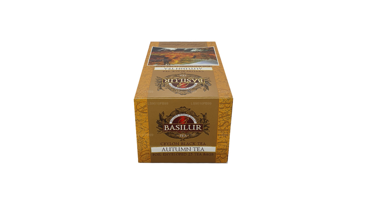 Basilur Four Seasons Autumn Ceylon Black Tea (50g) 25 Foil Enveloped Teabags
