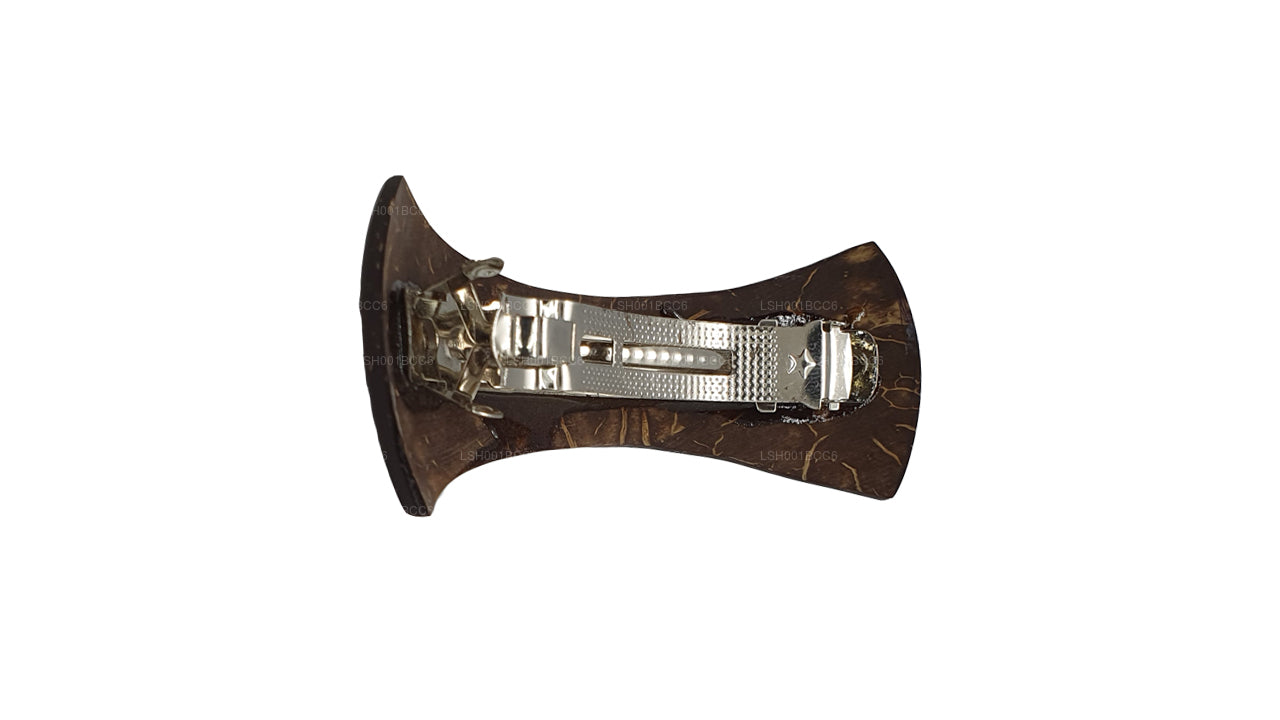 Fermaglio per capelli a forma di conchiglia di cocco (Design F)